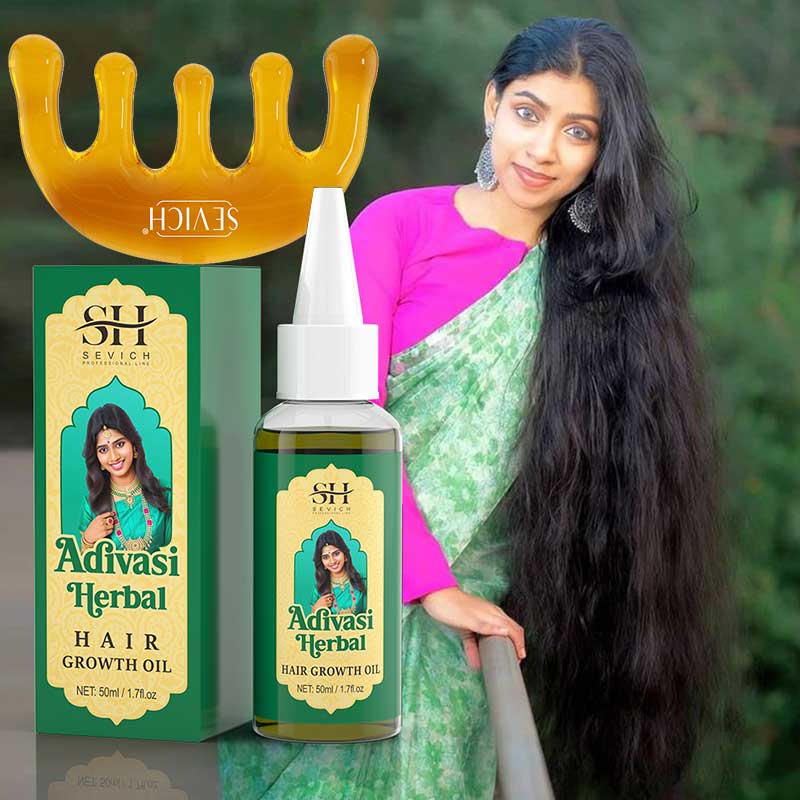 Ayurvedic & Herbal Wellness Kits - Sevich Hindistan Bitkisel Saç Büyüme Yağı
