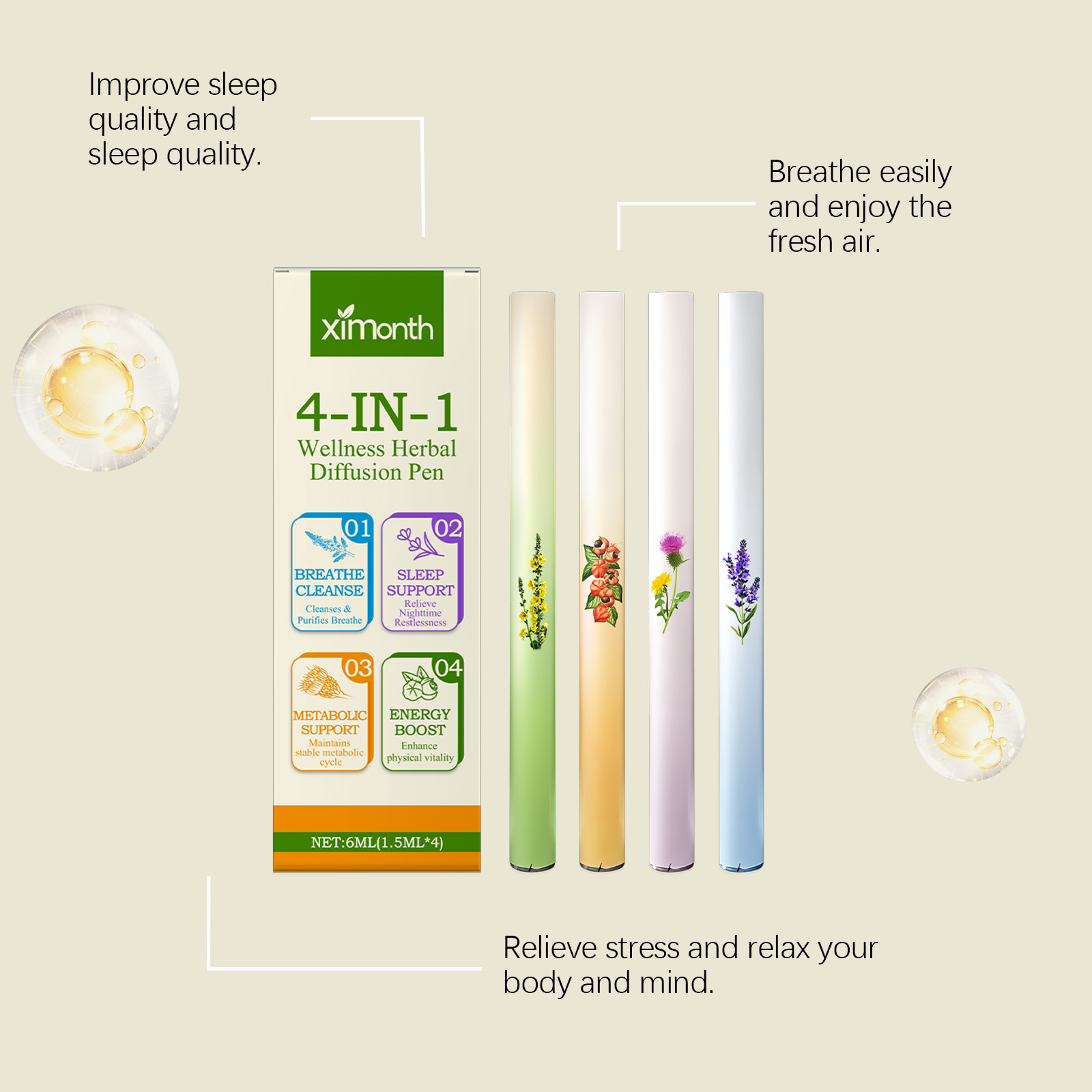 4'ü 1 Arada Bitkisel Enerji Ko - Herbal And Wellness incelemesi ve fiyatı