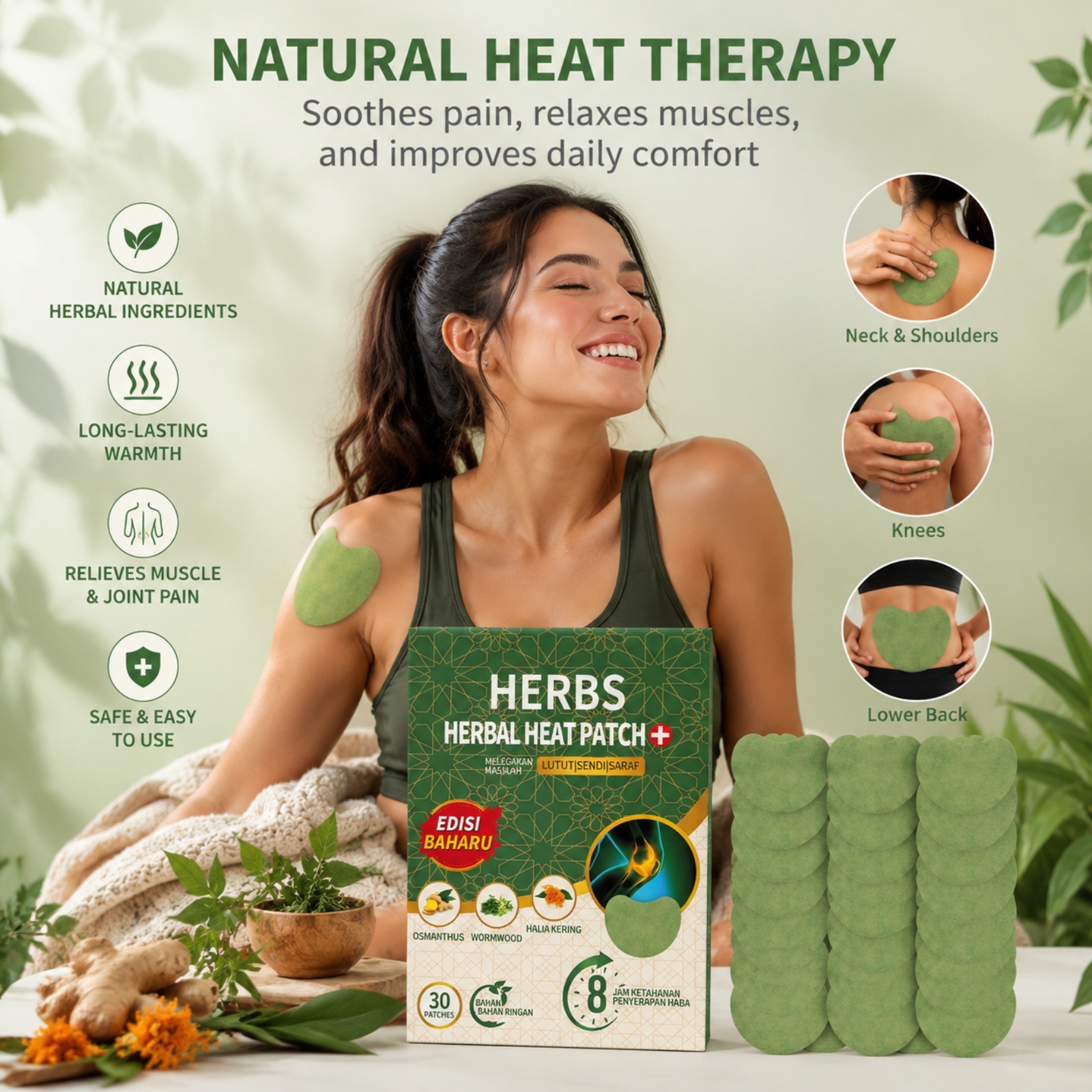 30 Adet Bitkisel Diz Bandı Zen - Herbal Zone incelemesi ve fiyatı